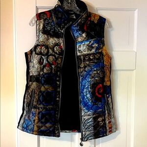 Colorful Geometric Patterned Vest